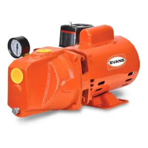 Bomba jet Evans – Bomba jet equipada de hierro gris, 1/2 HP