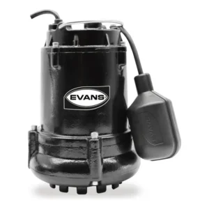 Bomba sumergible para agua sucia Evans – Bomba sumergible de sumidero agua sucia, 1/2 HP