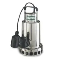 Bomba sumergible para aguas sucias/achique Mayers – Bomba sumergible para desague acero inoxidable, 1/2 HP