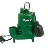 Bomba sumergible para aguas sucias/achique Mayers – Bomba sumergible para desague serie S40HT, 1/3 HP